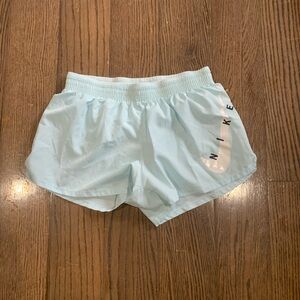 Nike Women's Dri-Fit Light Blue Shorts Size M